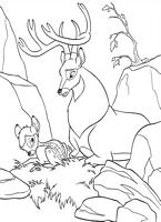 kolorowanki Bambi Disney malowanki do wydruku numer 47
